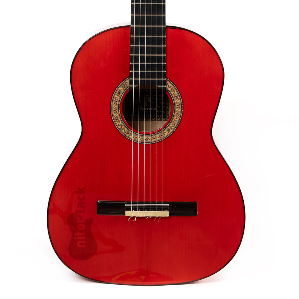 tinte rojo para guitarra