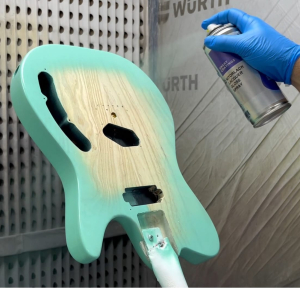 aplicación de la pintura