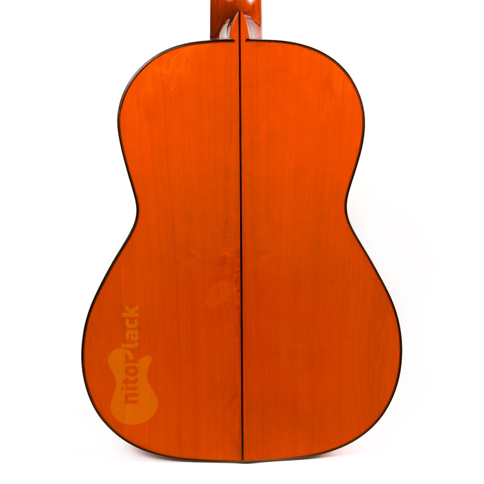 guitarra acústica naranja